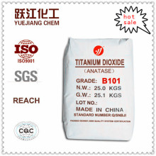 Economic Titanium Dioxide Anatase (B101) para pintura, sabão, sapatos Sole